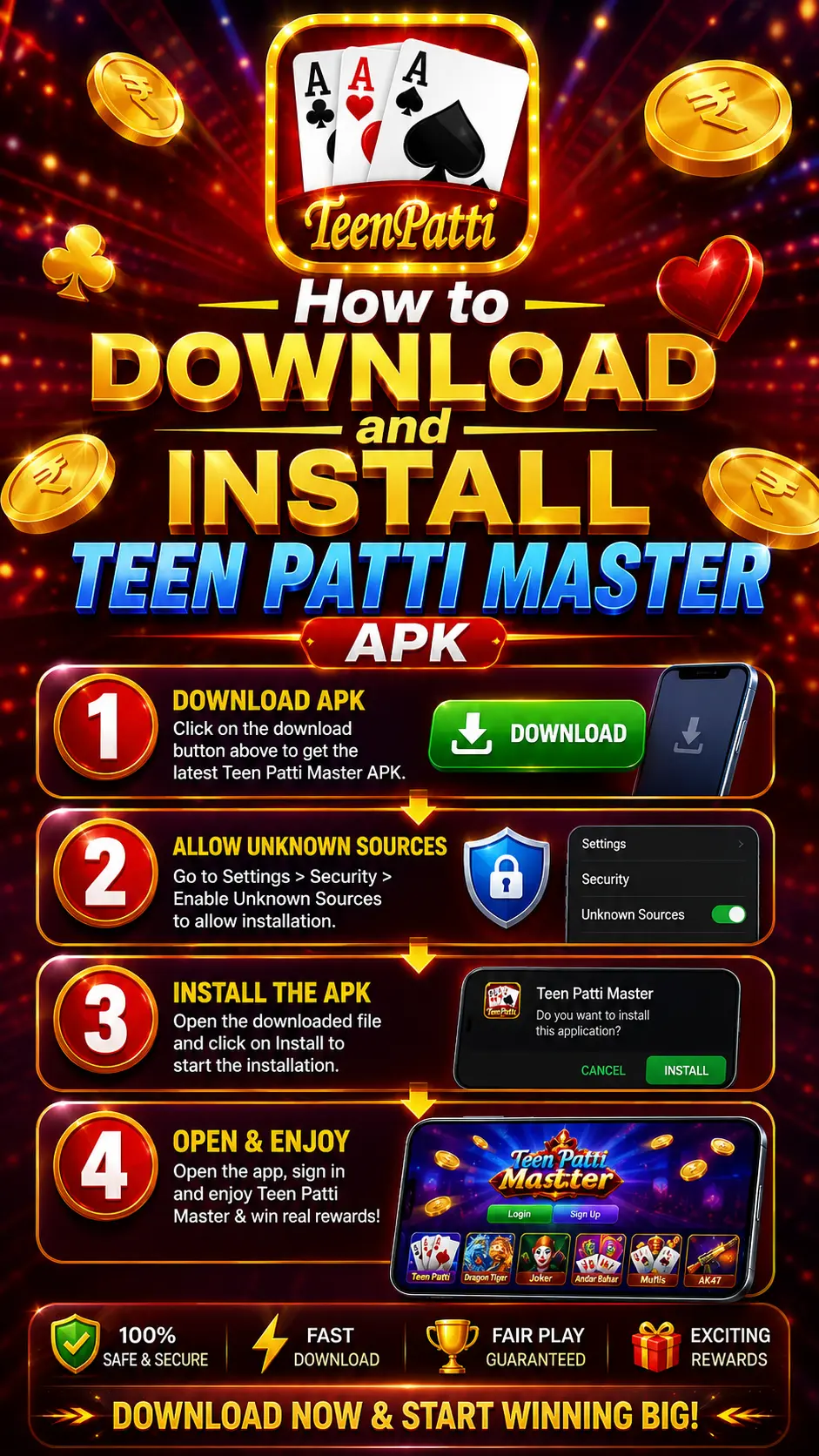 Download and Install Teen Patti Master APK