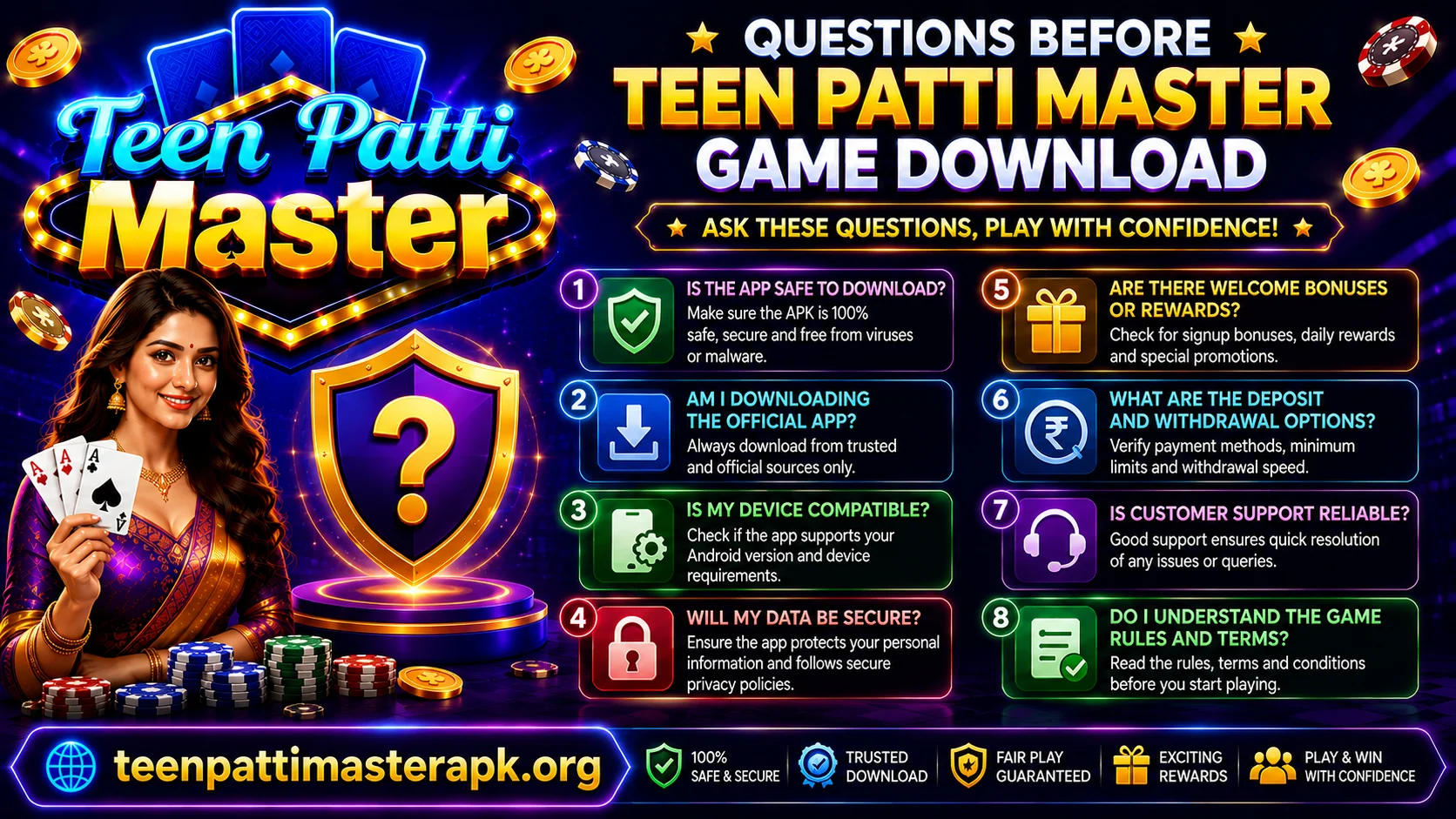 Questions to ask before Teen Patti Master game download