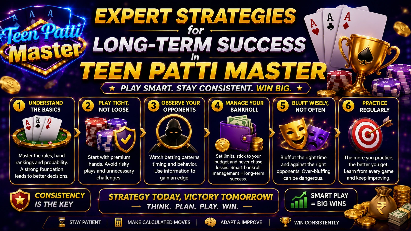 Teen Patti Master expert strategies for long-term success