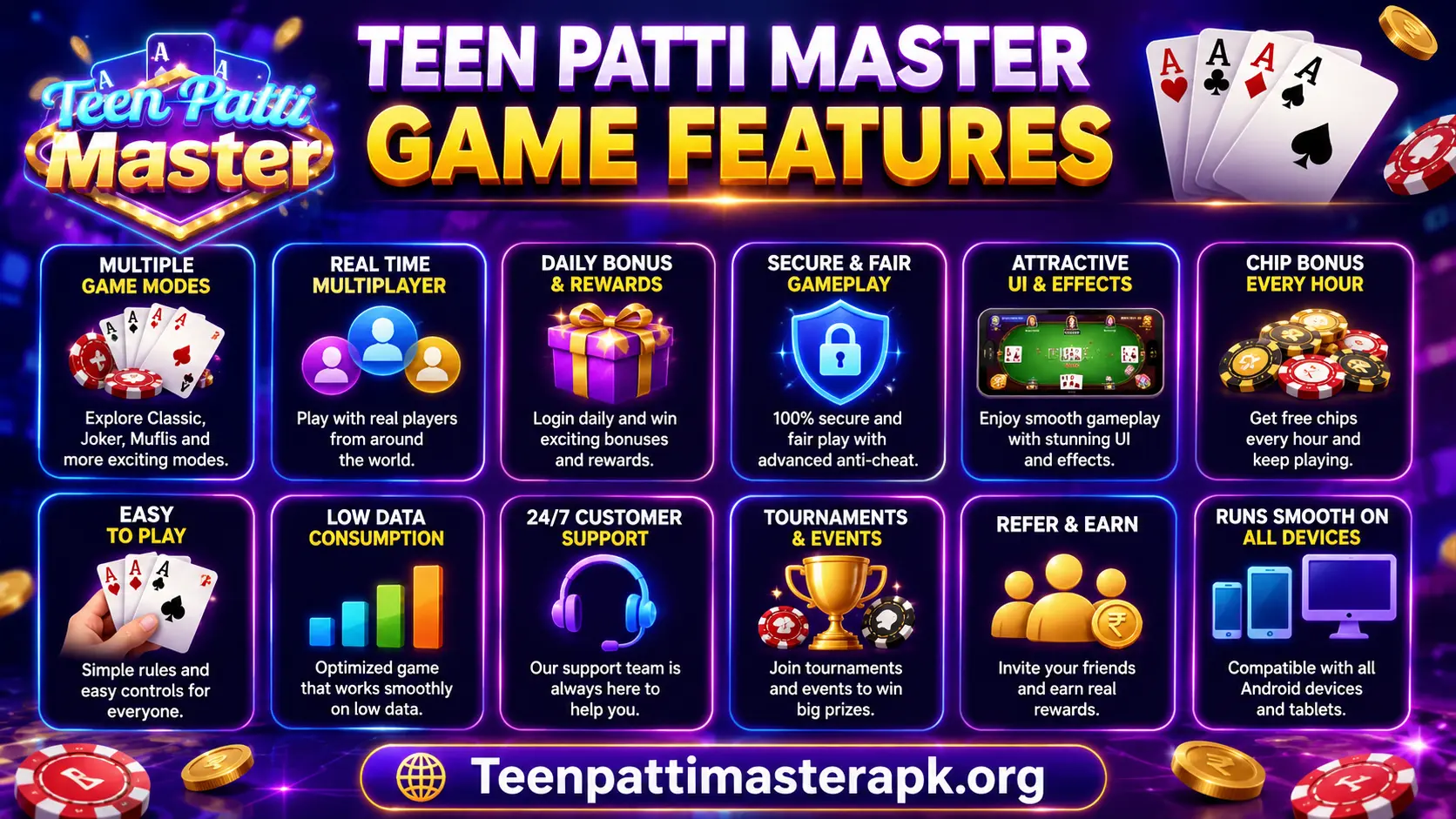 Teen Patti Master Game Features