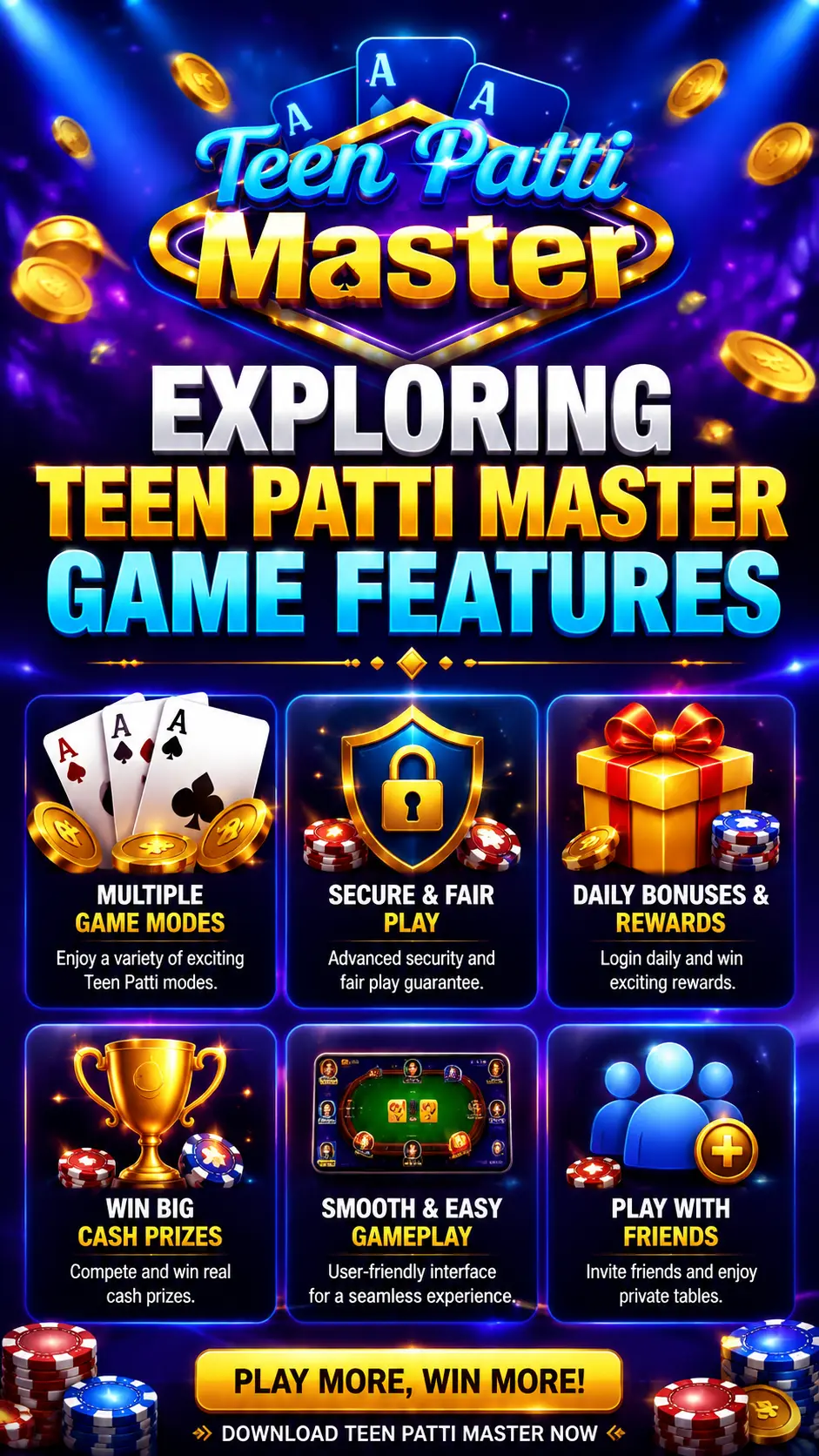 Teen Patti Master Game Features