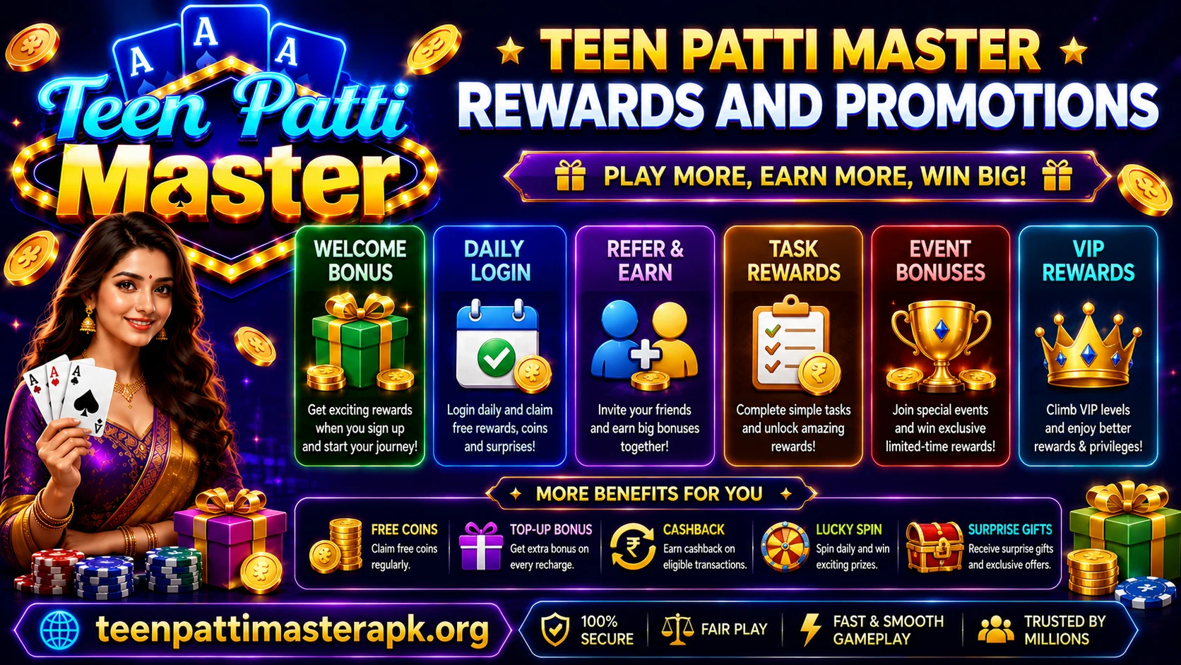 Teen Patti Master rewards and promotions
