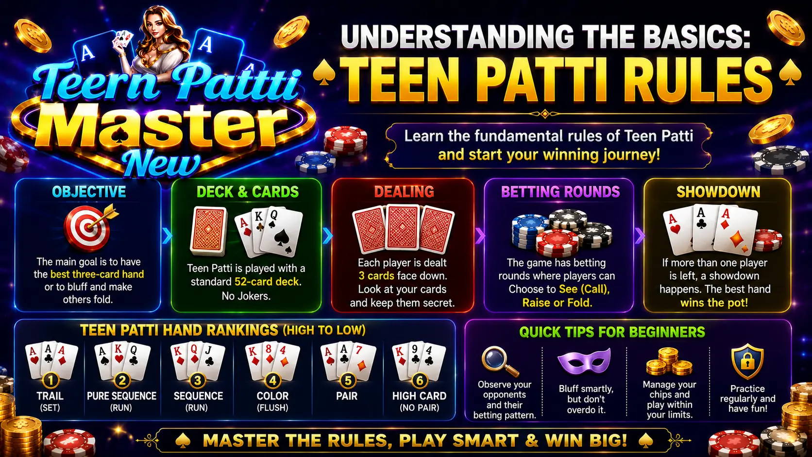 Understanding the Basics of Teen Patti Master Rules