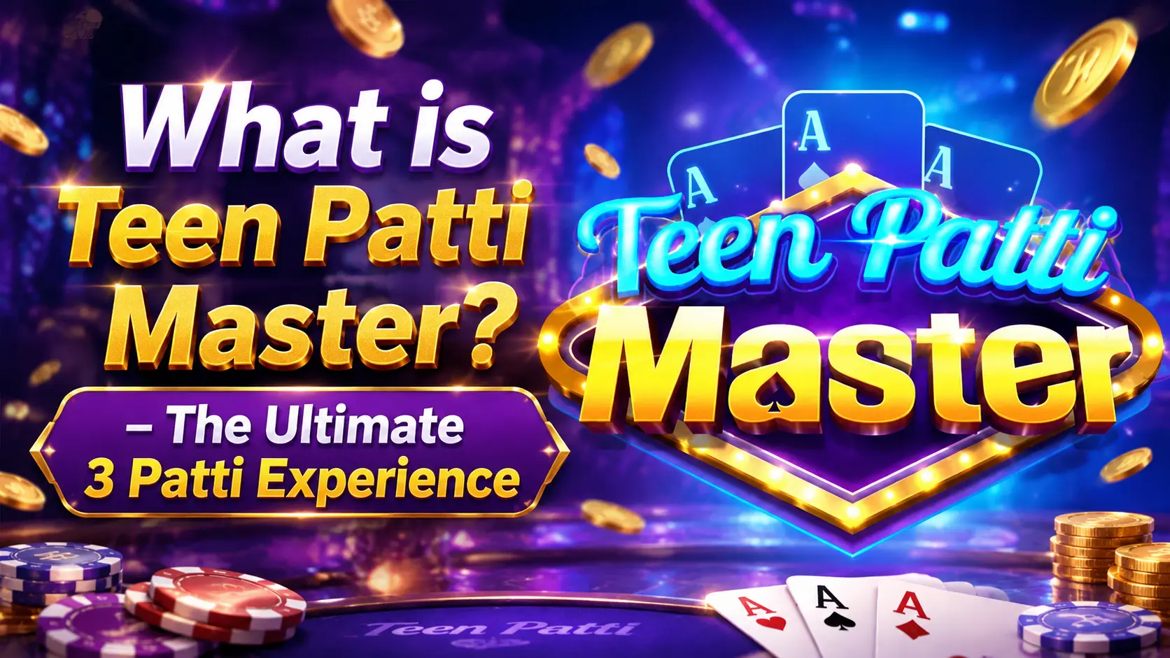 What is Teen Patti Master – online 3 Patti card game app