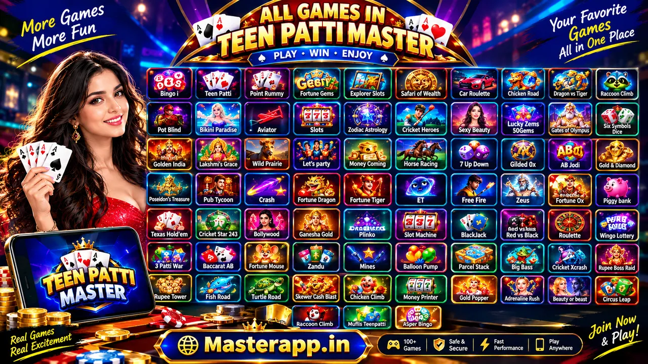 Teen Patti Master games and card games